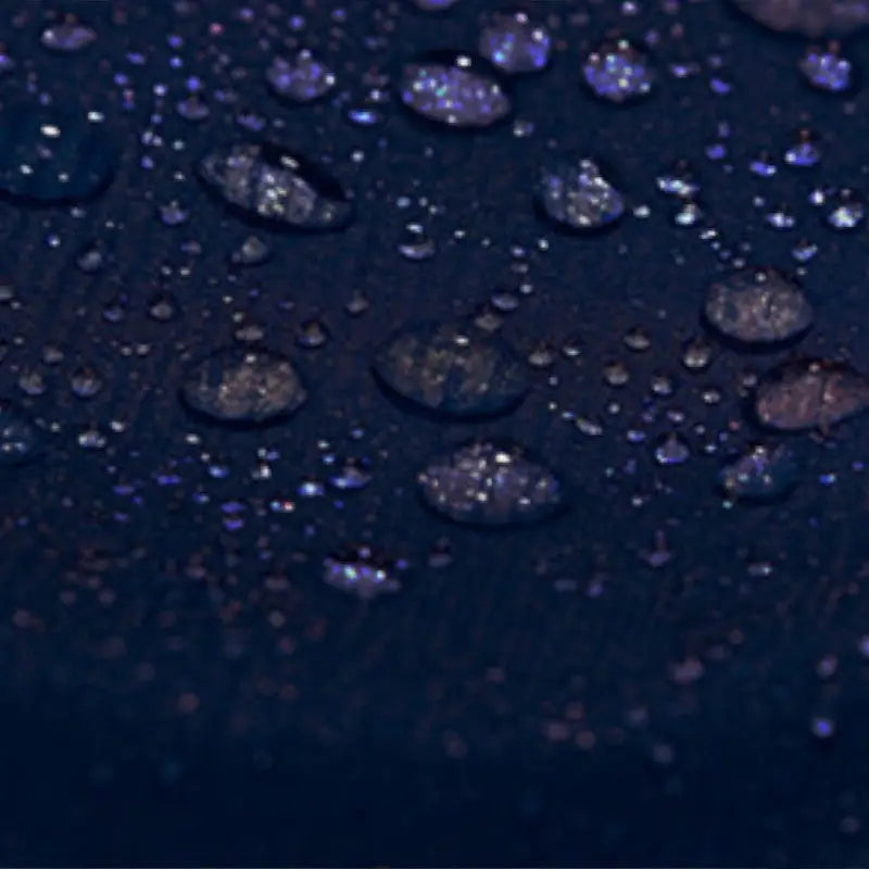 A water-resistant finish