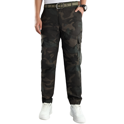 Straight leg army cargo pants