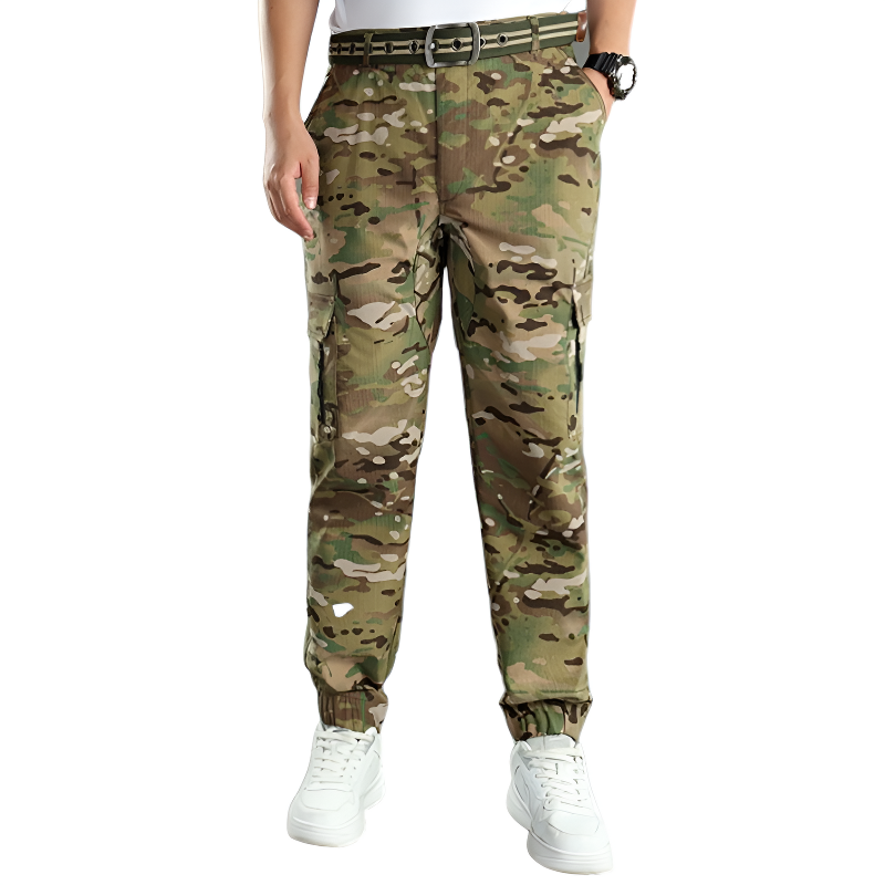 Straight leg army cargo pants