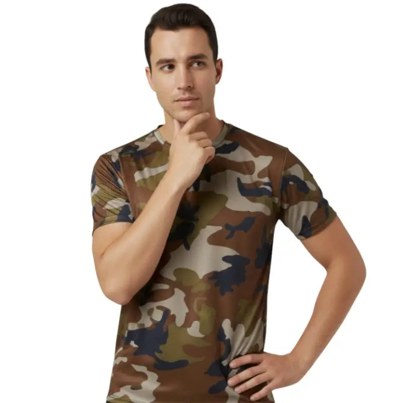 Mens camo t shirt