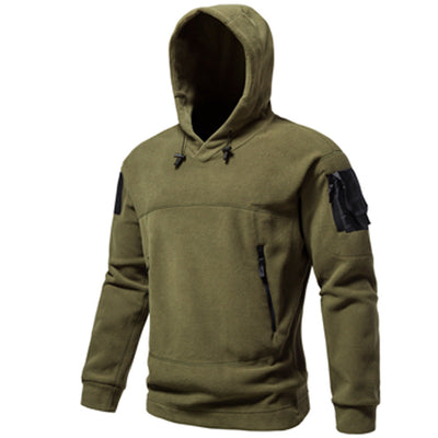 Tactical hoodie with velcro