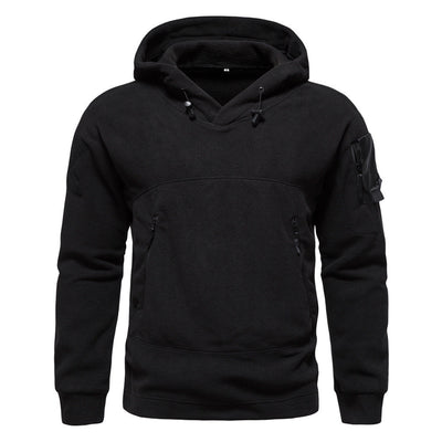 Tactical hoodie with velcro