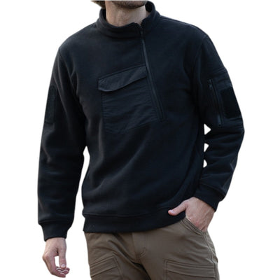 Tactical winter fleece pullover