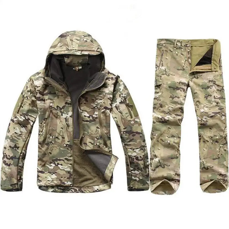 Camo jacket and pants set