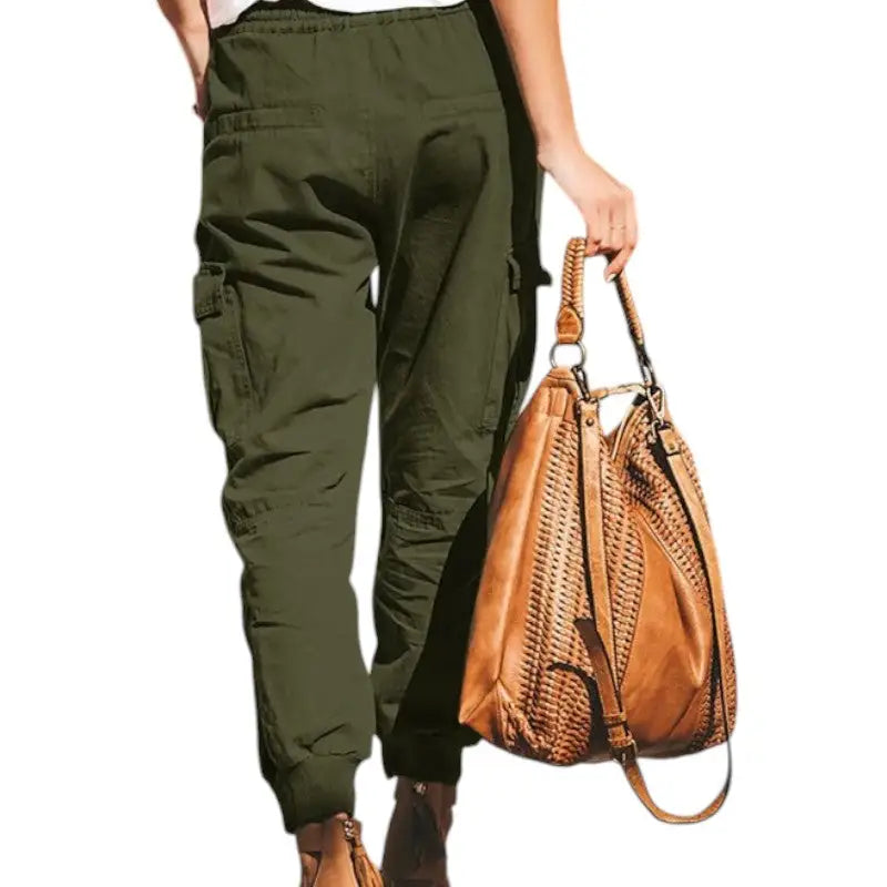 Womens green cargo pants