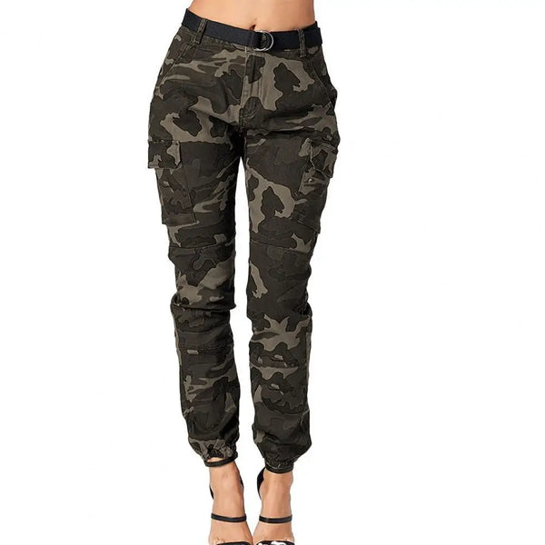 Cargo camo pants womens