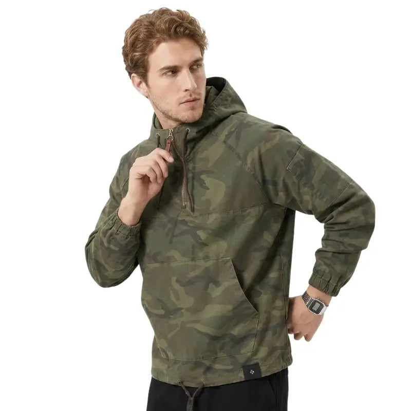 Camo hunting jacket