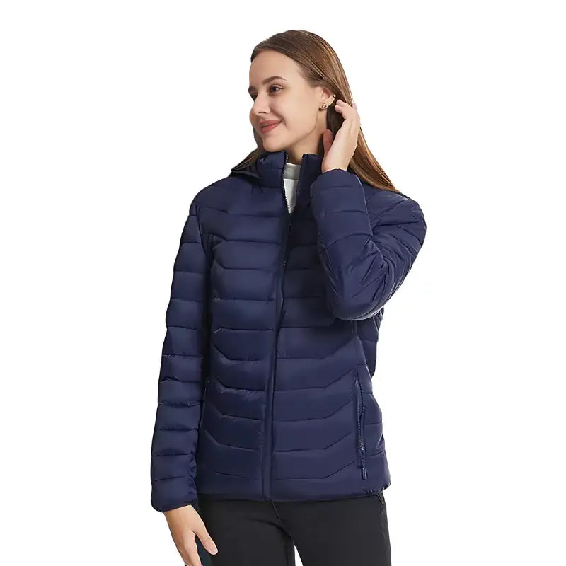 Womens heated puffer jacket