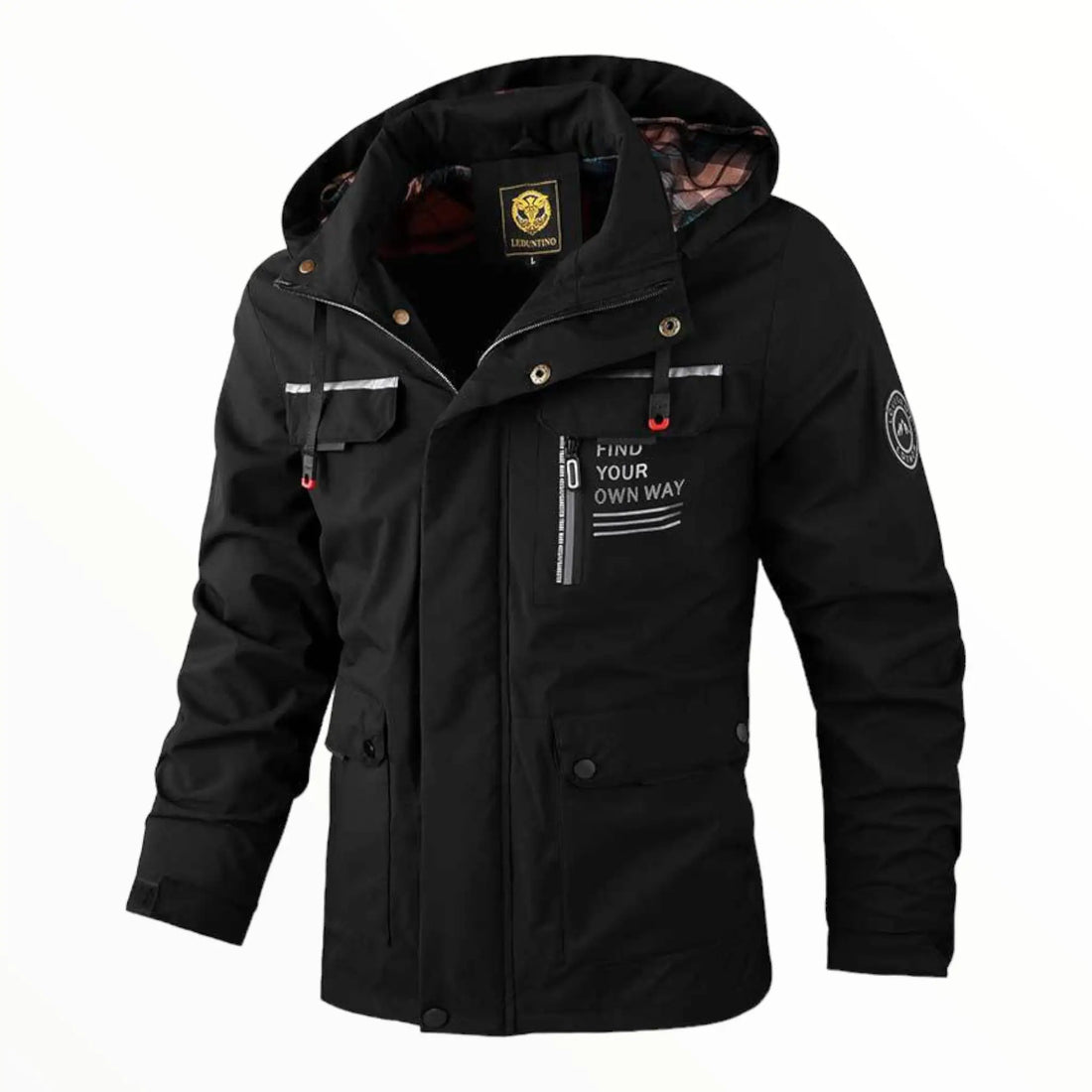 Mens flannel lined jacket