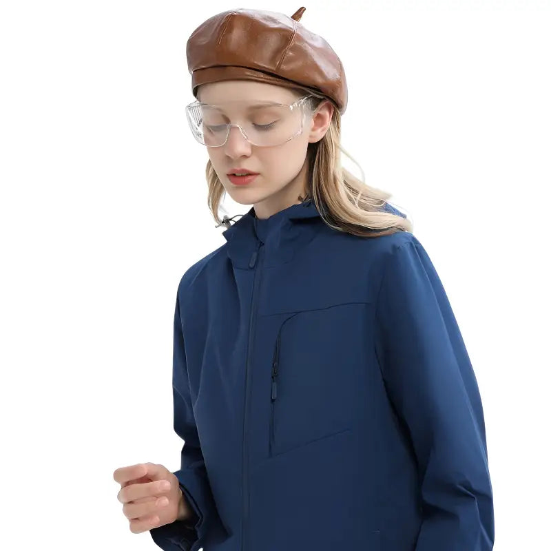 Lightweight waterproof rain jacket