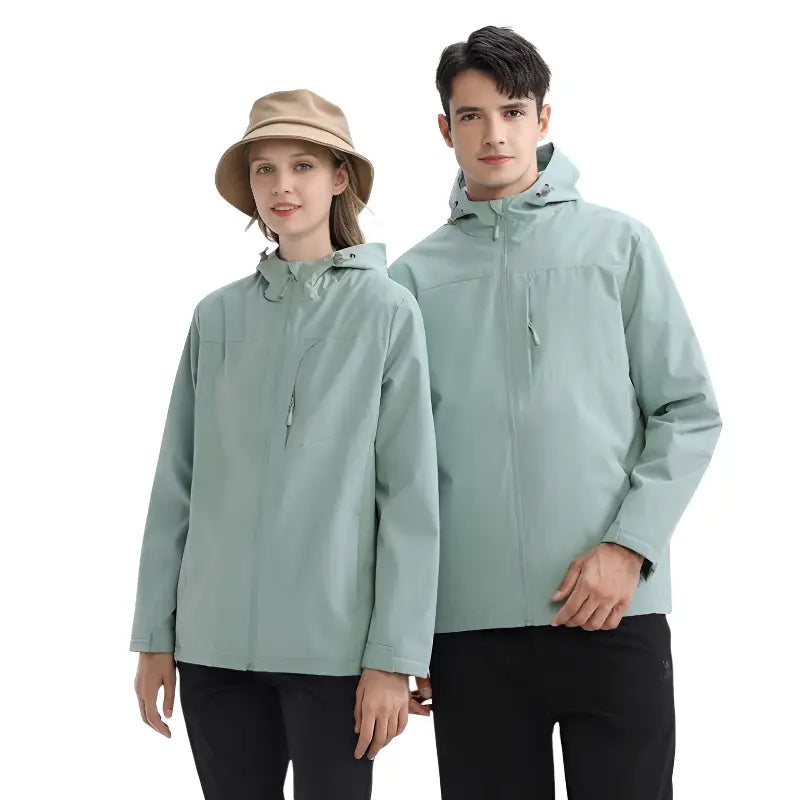 Lightweight waterproof rain jacket