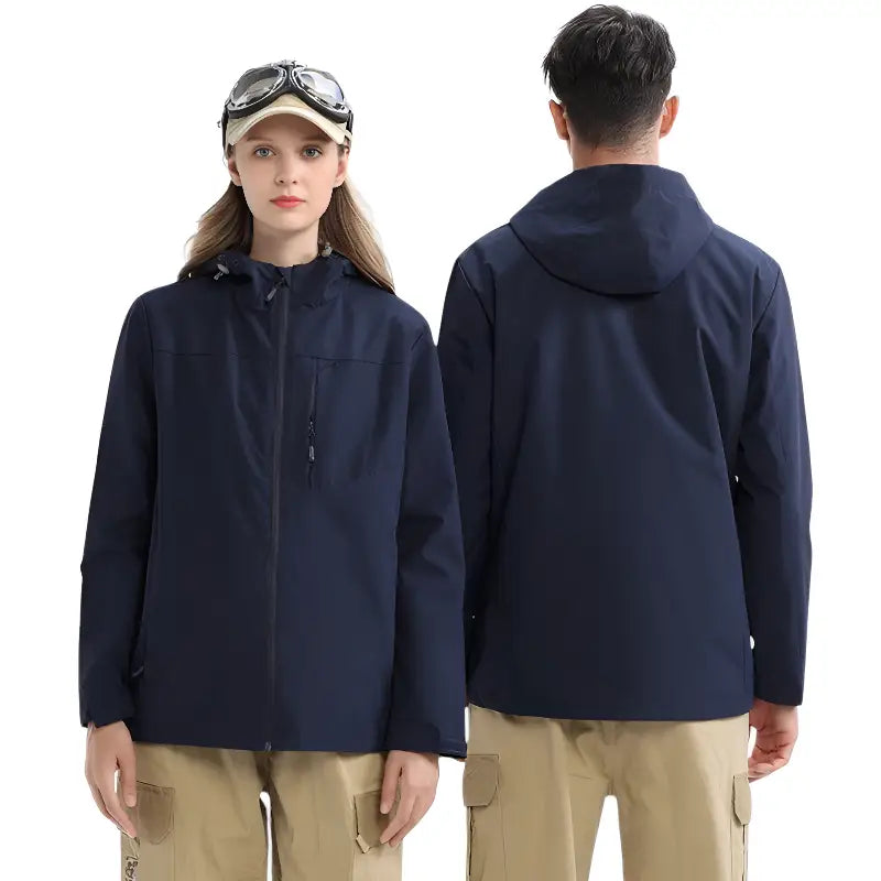 Lightweight waterproof rain jacket
