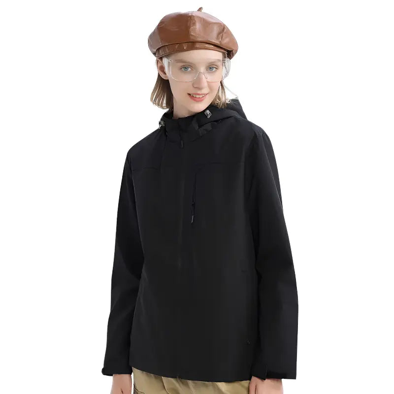Lightweight waterproof rain jacket