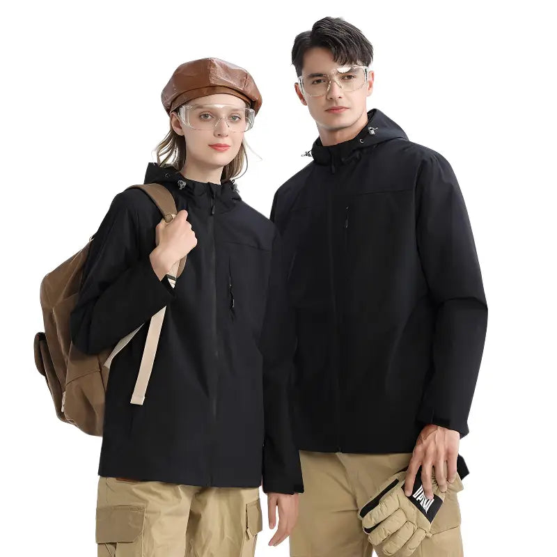 Lightweight waterproof rain jacket