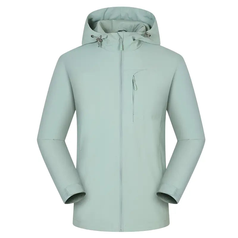 Lightweight waterproof rain jacket
