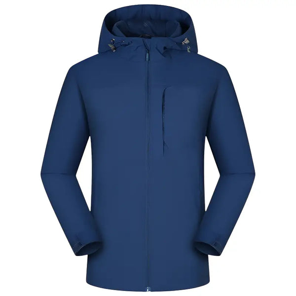 Lightweight waterproof rain jacket