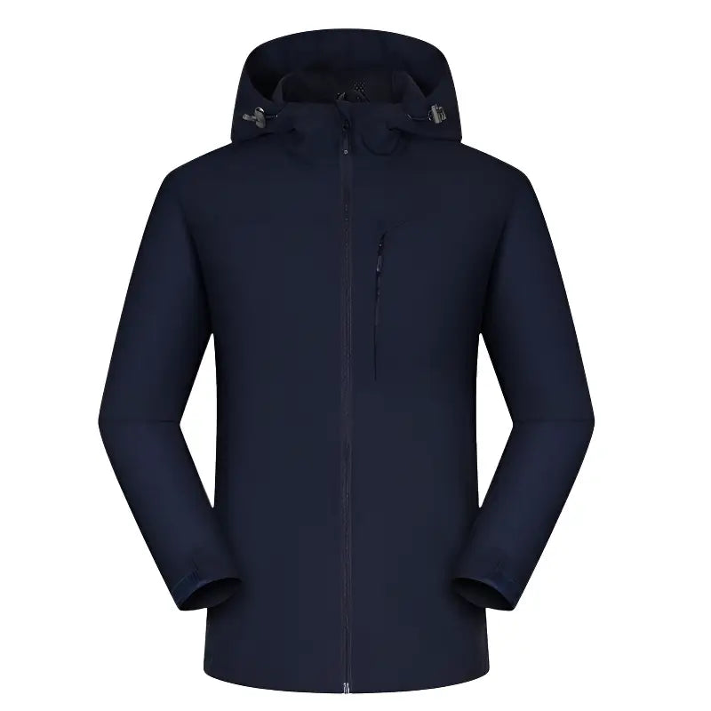 Lightweight waterproof rain jacket
