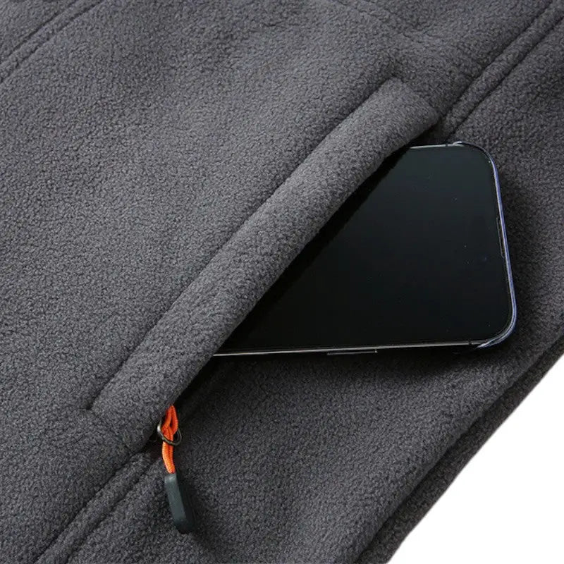 Navy fleece jacket
