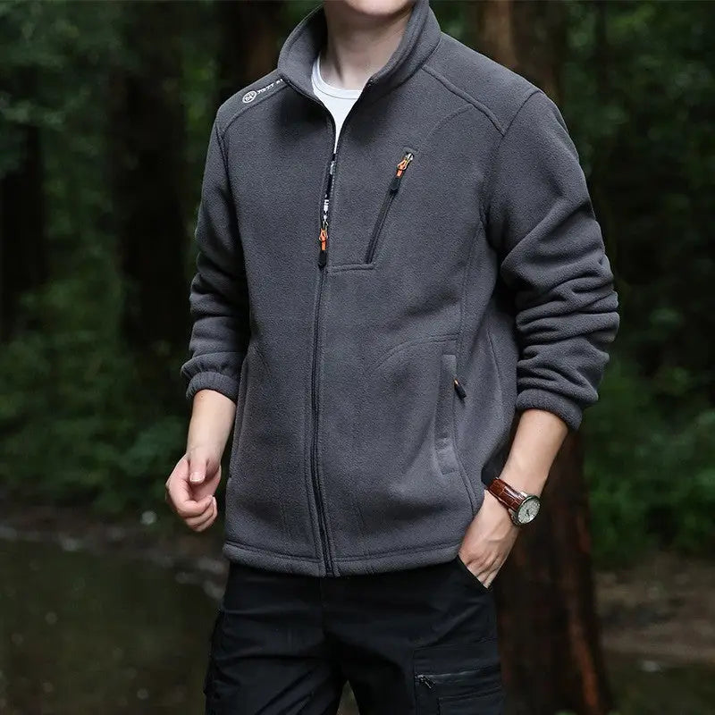 Navy fleece jacket