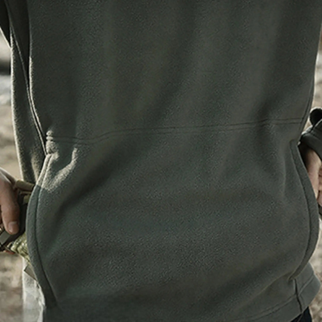 Mens tactical fleece jacket