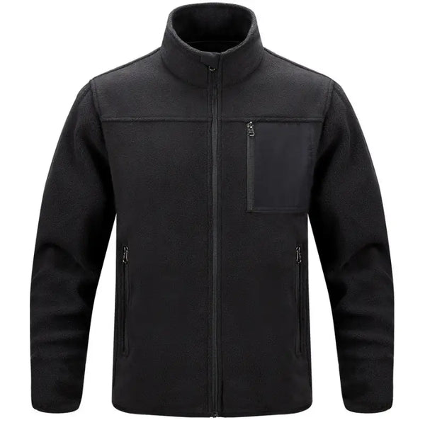 Black fleece jacket