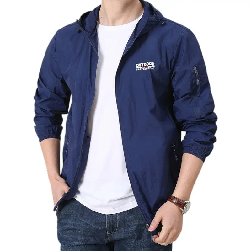 Windbreaker jacket for hiking