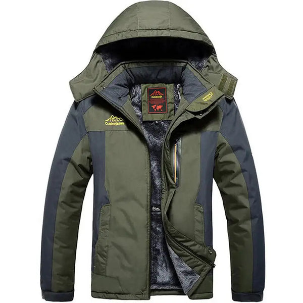 Fleece lined parka