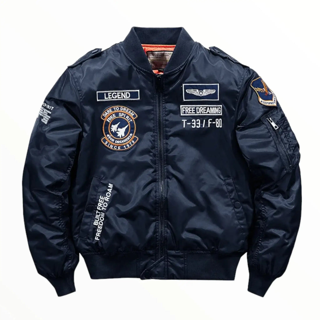 Navy military jacket