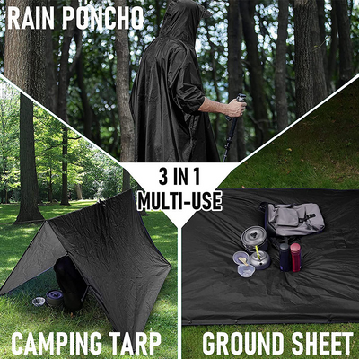 waterproof multi purpose rain poncho