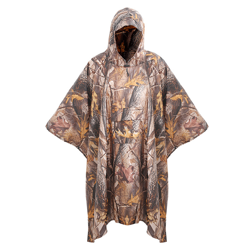Waterproof poncho for hunting