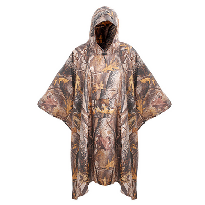 Waterproof poncho for hunting