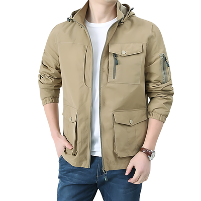 Waterproof zip down hoodie