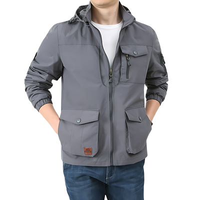 Waterproof zip down hoodie