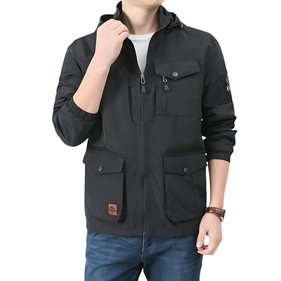 Waterproof zip down hoodie