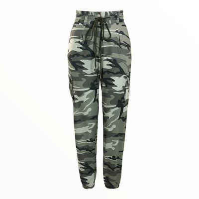 Womens camo combat trousers