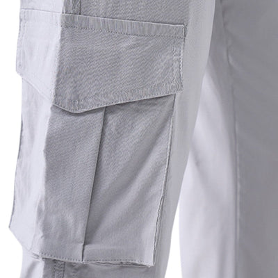Womens flared cargo trousers