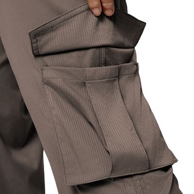 Womens wide leg cargo trousers