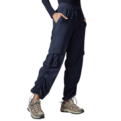 Womens wide leg cargo trousers