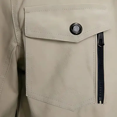 Zip Up Military Jacket